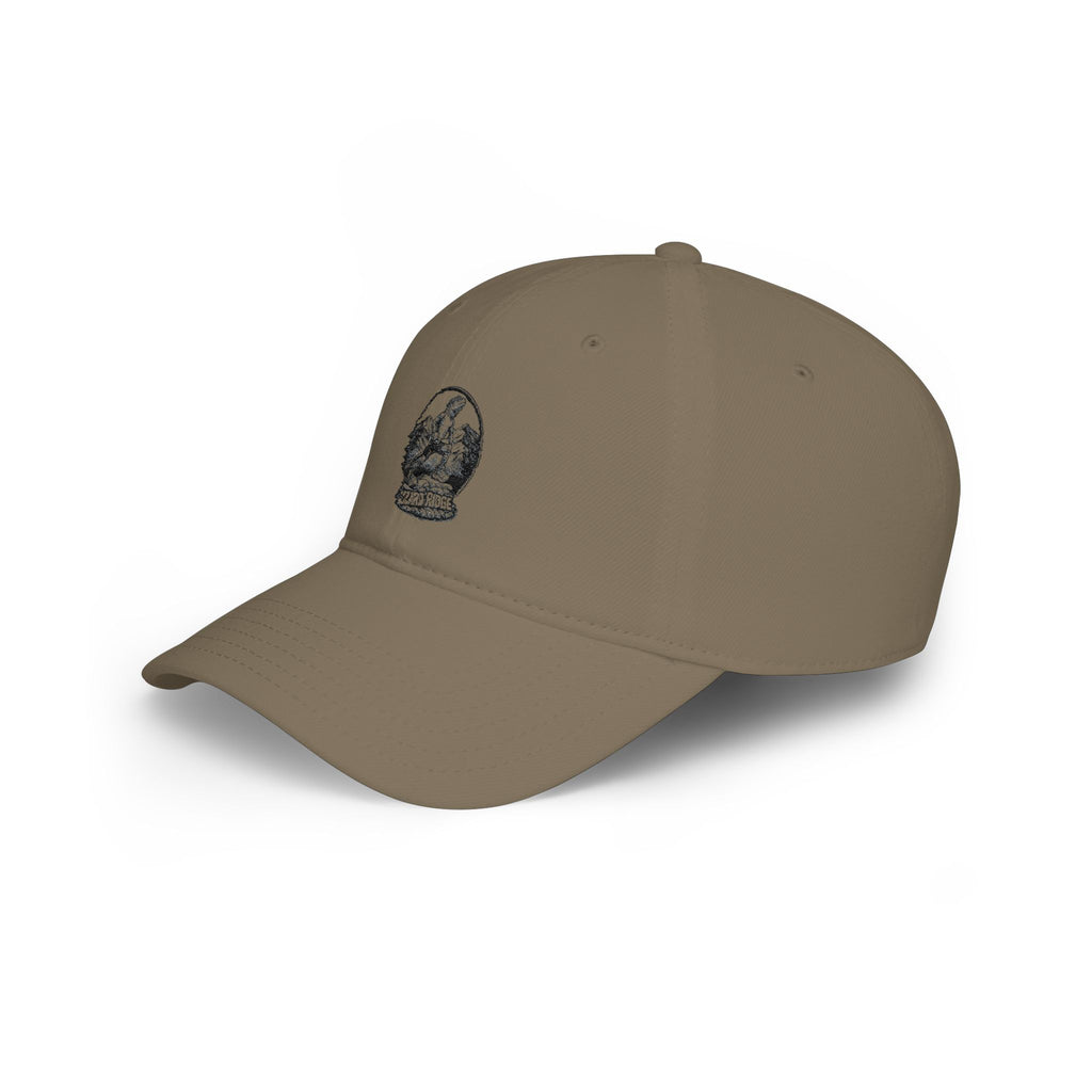 Low Profile Cap with Vintage Snow Globe Graphic