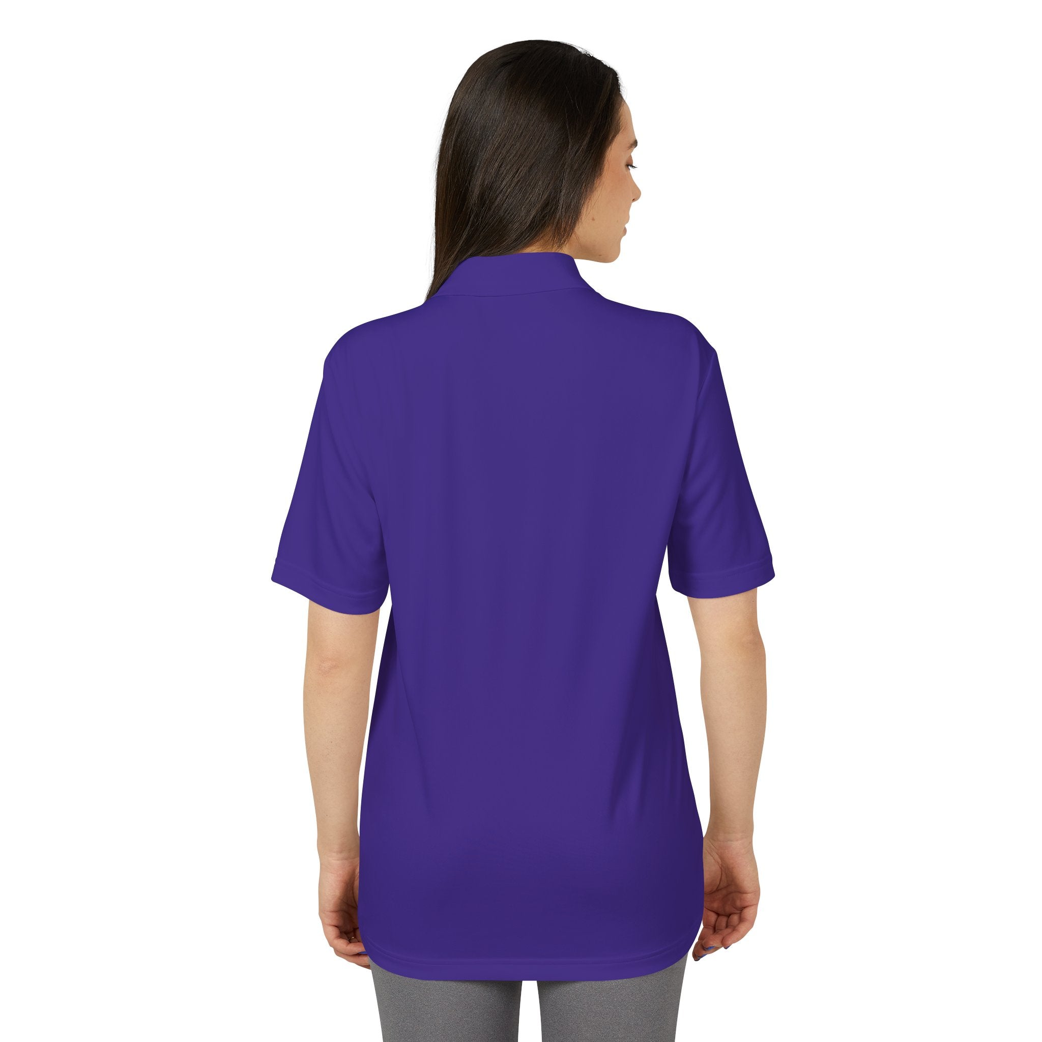 Performance Polo — Small Surfing Skull Chest Logo