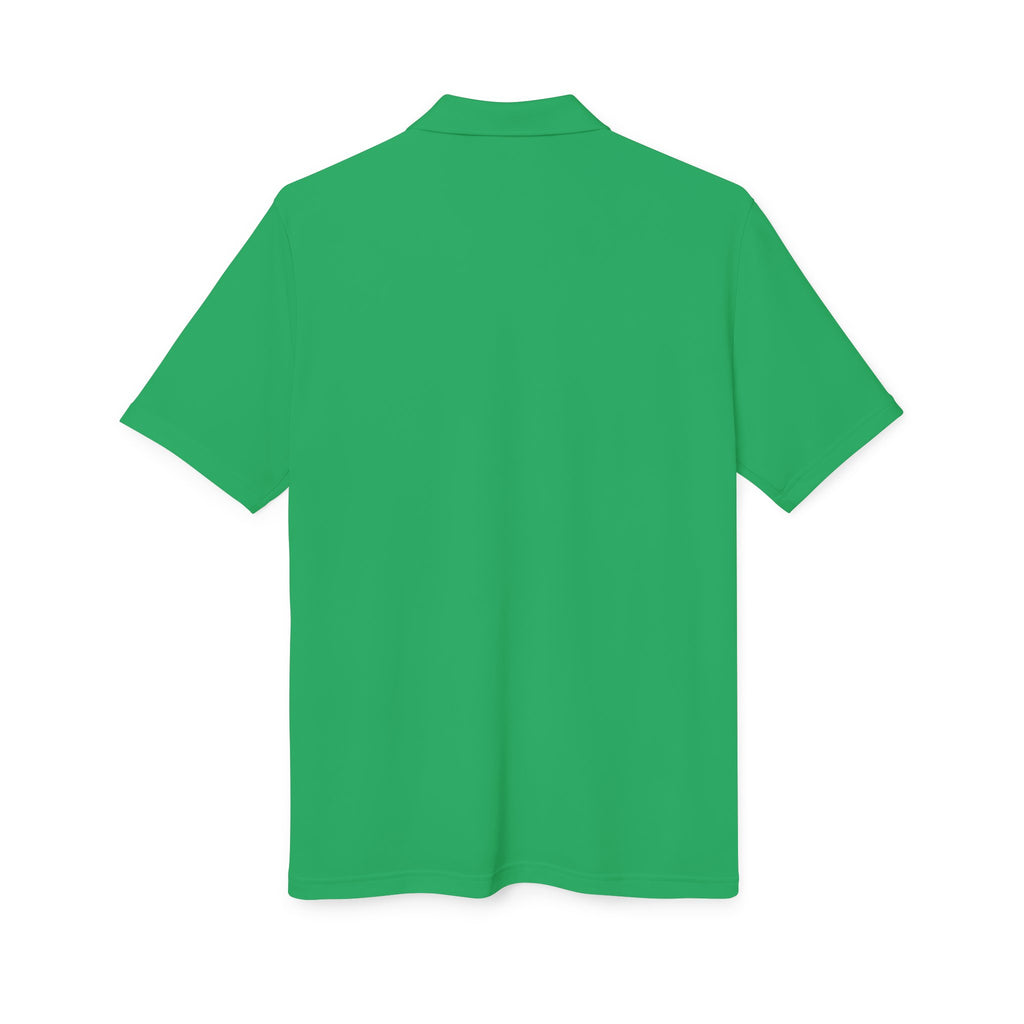 Performance Polo — Small Surfing Skull Chest Logo