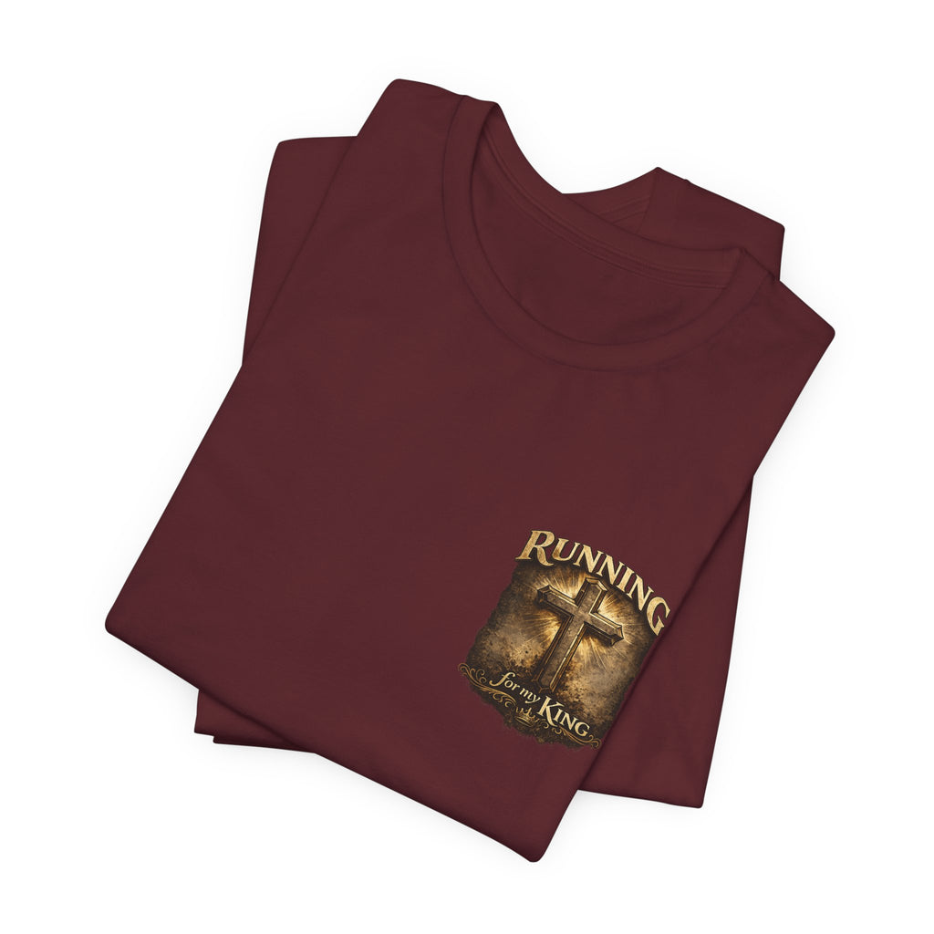 They Shall Run And Not Be Weary Tee — Christian Faith Graphic T-Shirt