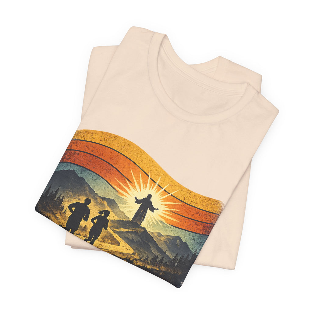 Christian Running Tee — "Run with Endurance, Looking Unto Jesus" T-Shirt
