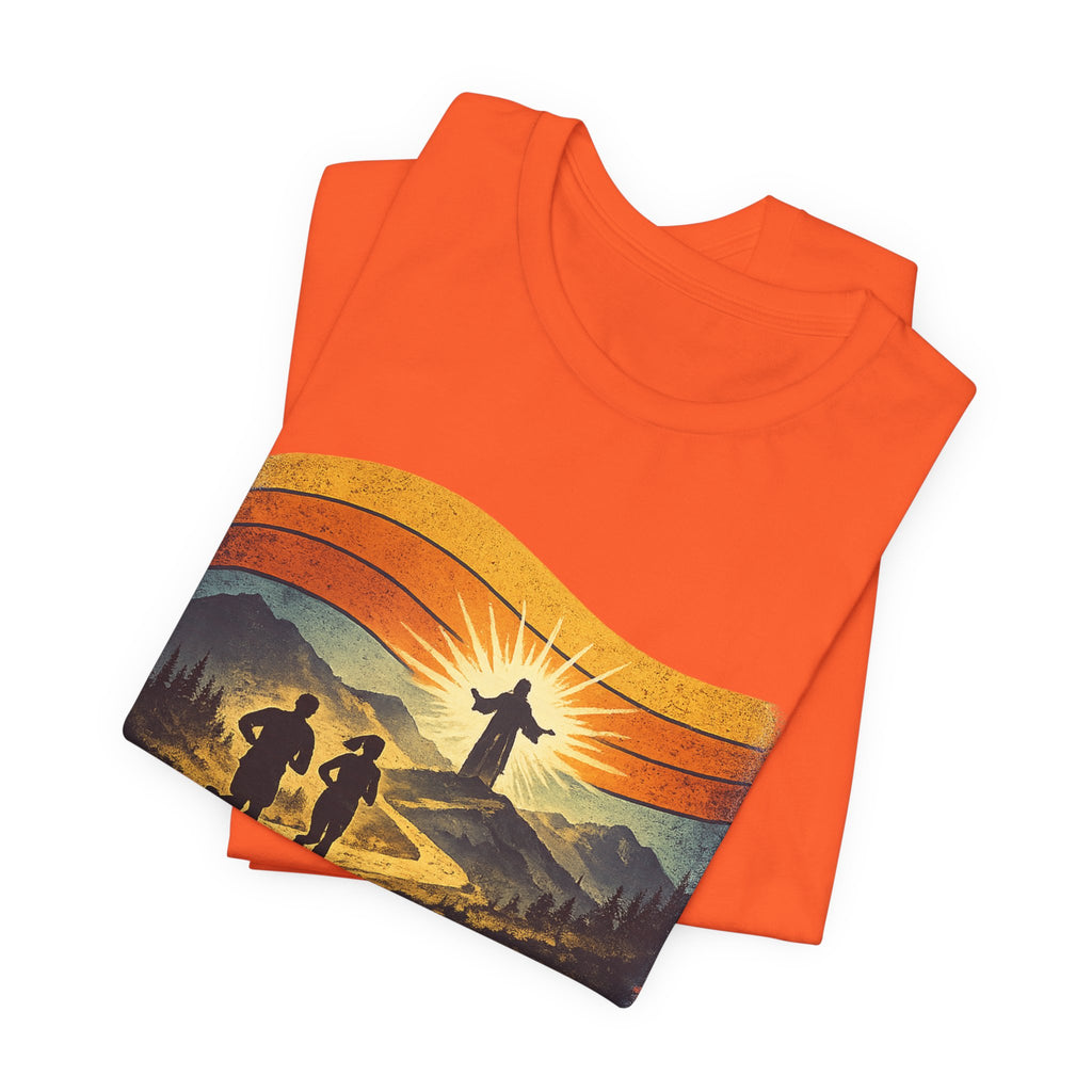 Christian Running Tee — "Run with Endurance, Looking Unto Jesus" T-Shirt