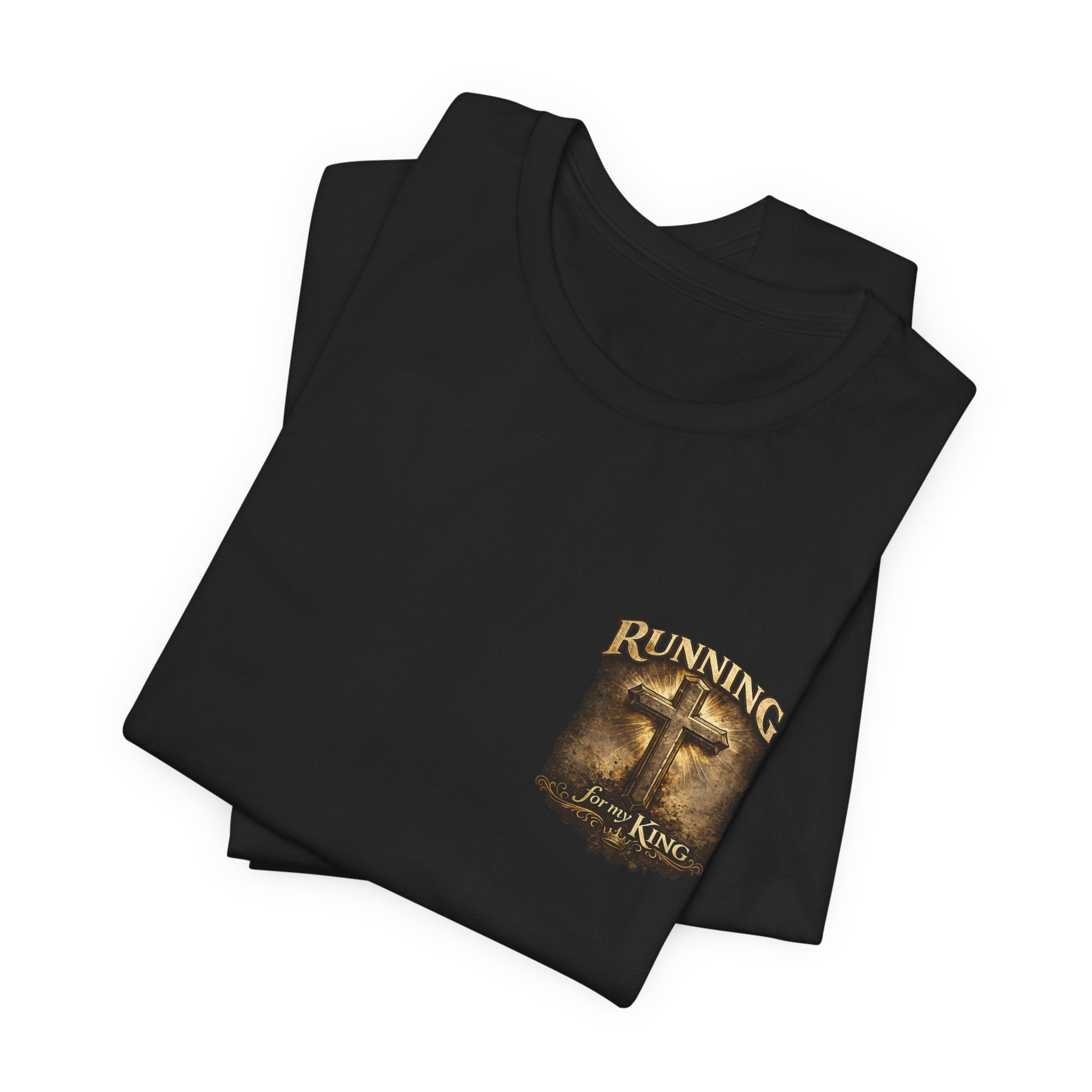 They Shall Run And Not Be Weary Tee — Christian Faith Graphic T-Shirt
