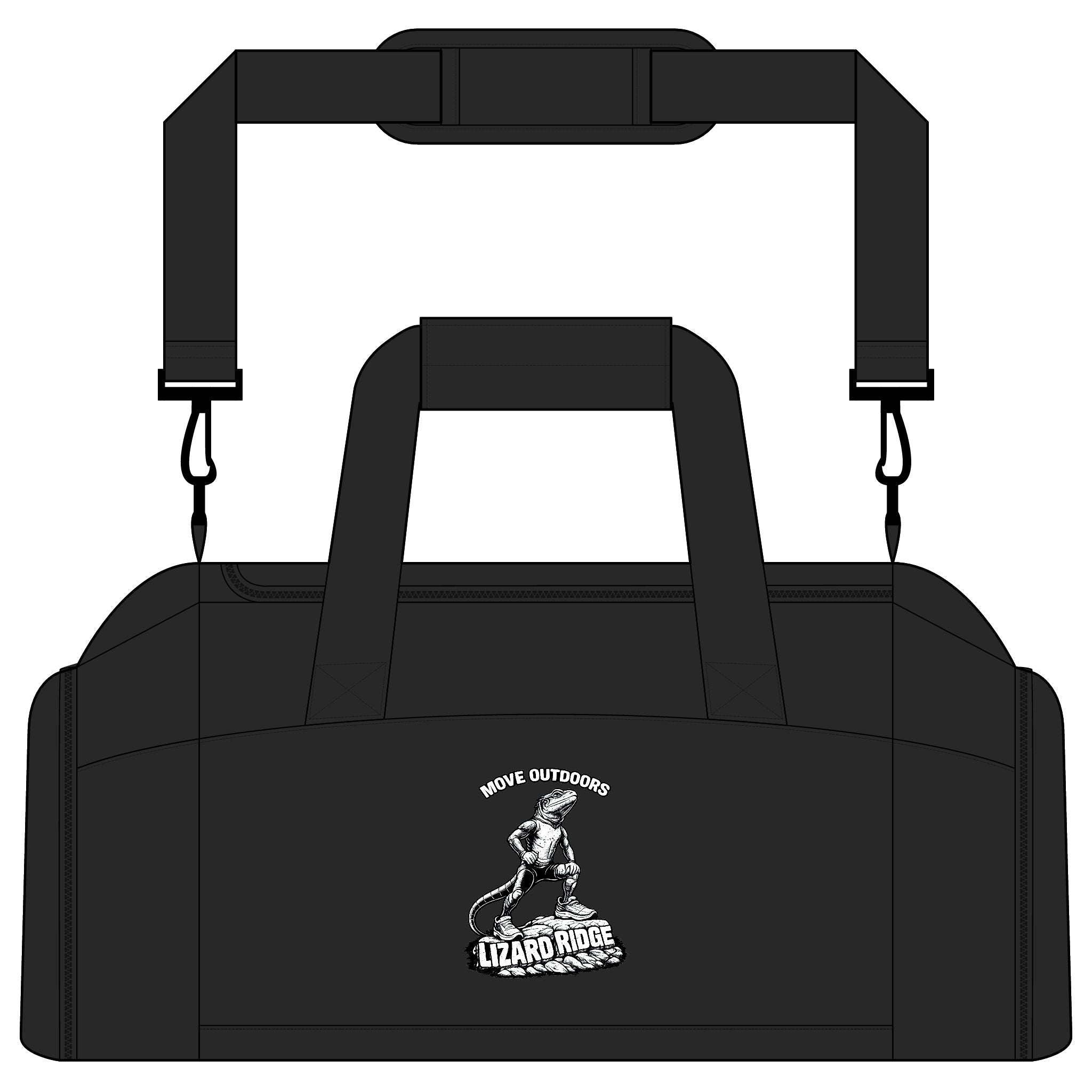 Lizard Rider 'Ride Outdoors' Graphic Gym Bag