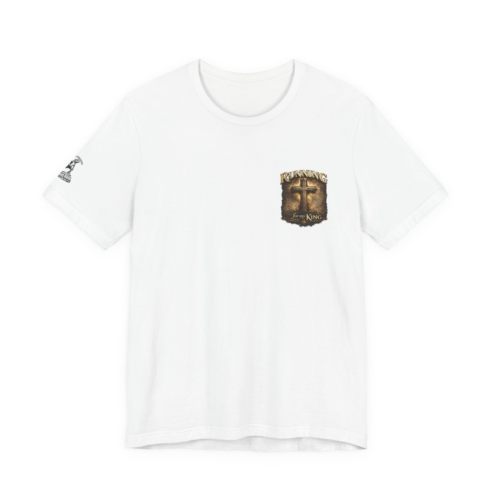 Christian Cross Shield T‑Shirt — Isaiah 40:31 Inspirational Faith Tee