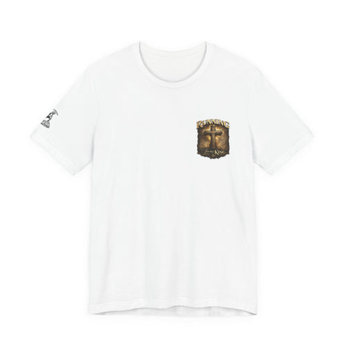 Christian Cross Shield T‑Shirt — Isaiah 40:31 Inspirational Faith Tee