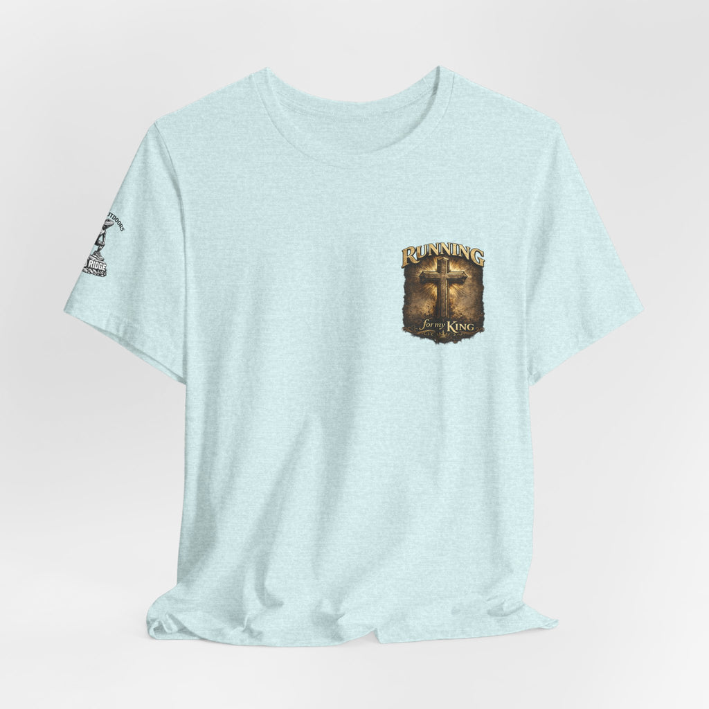 They Shall Run And Not Be Weary Tee — Christian Faith Graphic T-Shirt