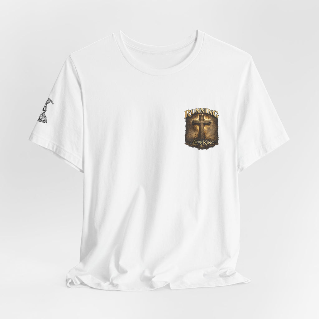 Christian Cross Shield T‑Shirt — Isaiah 40:31 Inspirational Faith Tee