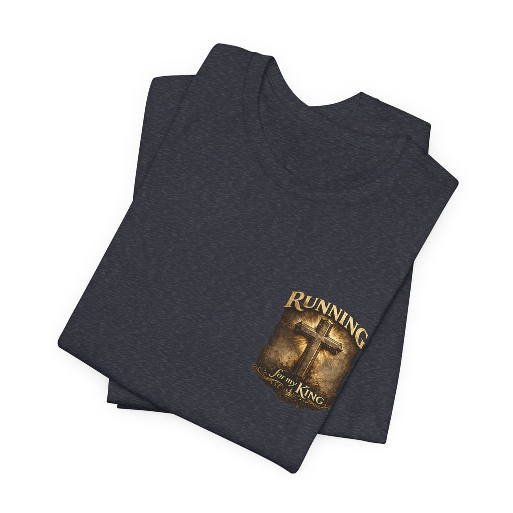 They Shall Run And Not Be Weary Tee — Christian Faith Graphic T-Shirt