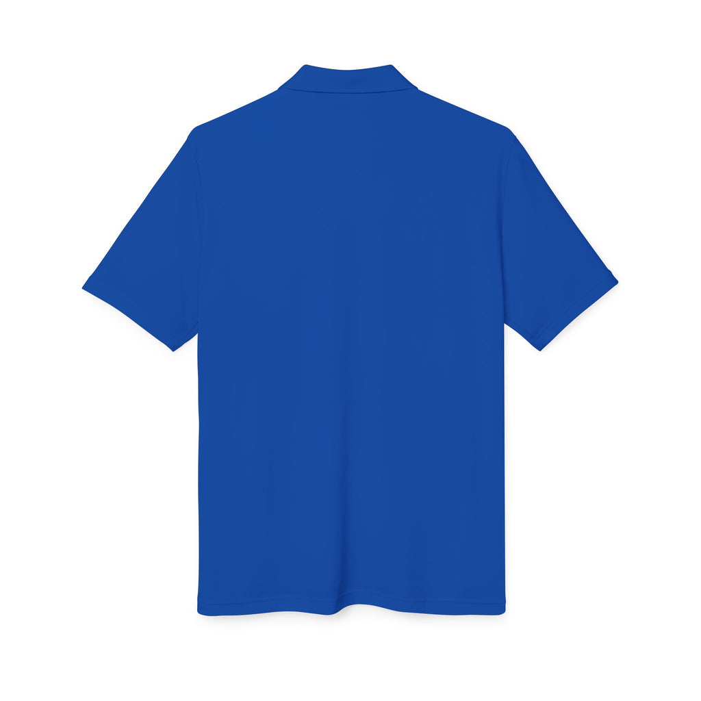 Performance Polo — Small Surfing Skull Chest Logo