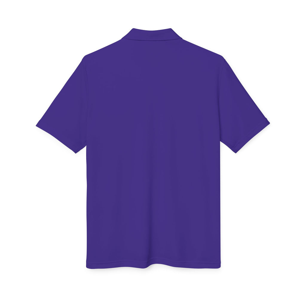 Performance Polo — Small Surfing Skull Chest Logo