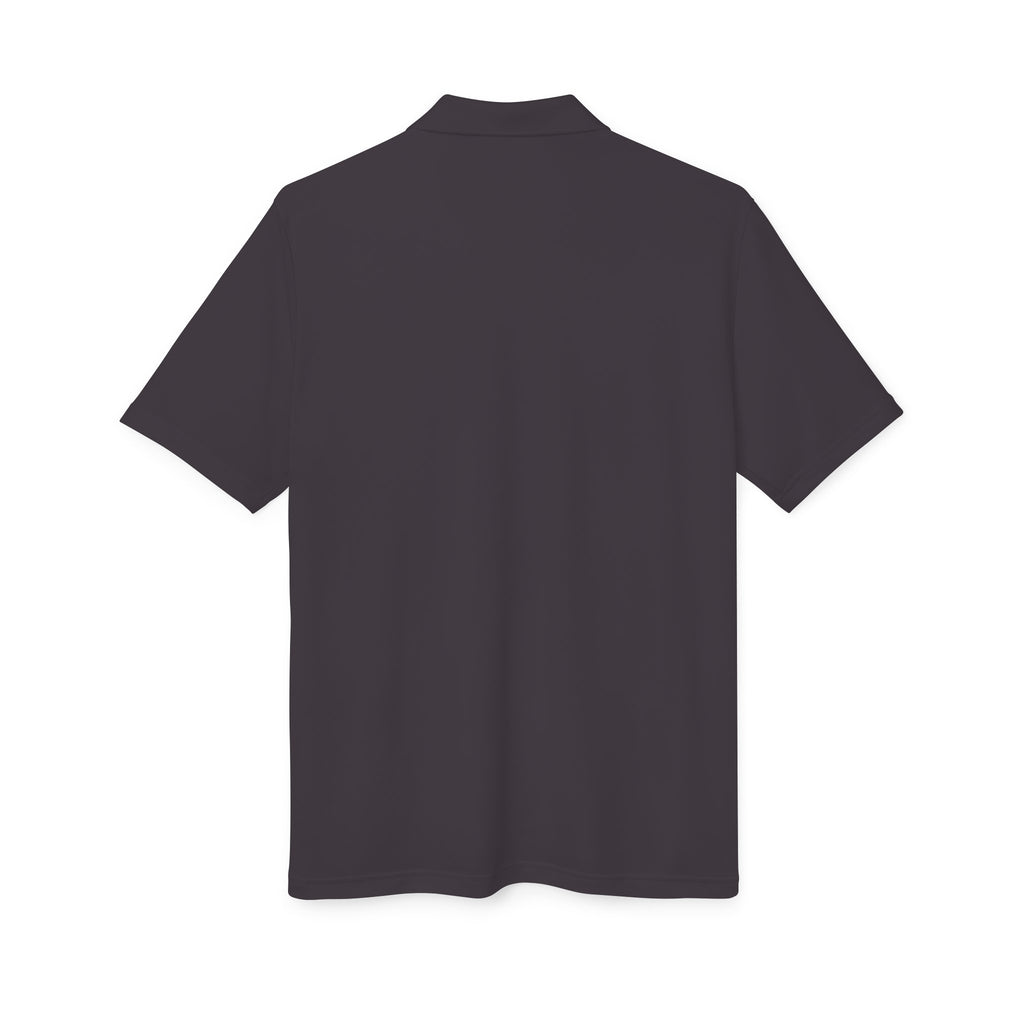 Performance Polo — Small Surfing Skull Chest Logo