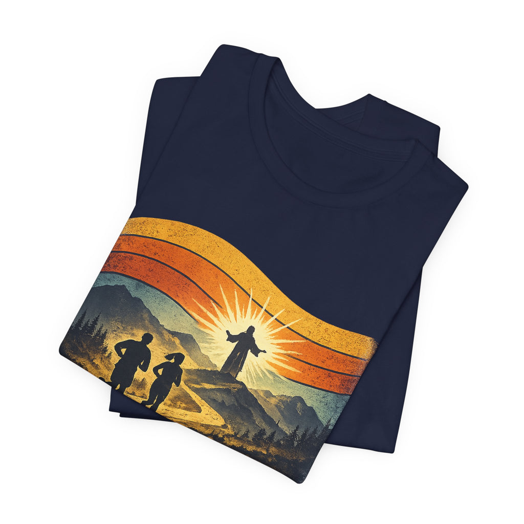 Christian Running Tee — "Run with Endurance, Looking Unto Jesus" T-Shirt