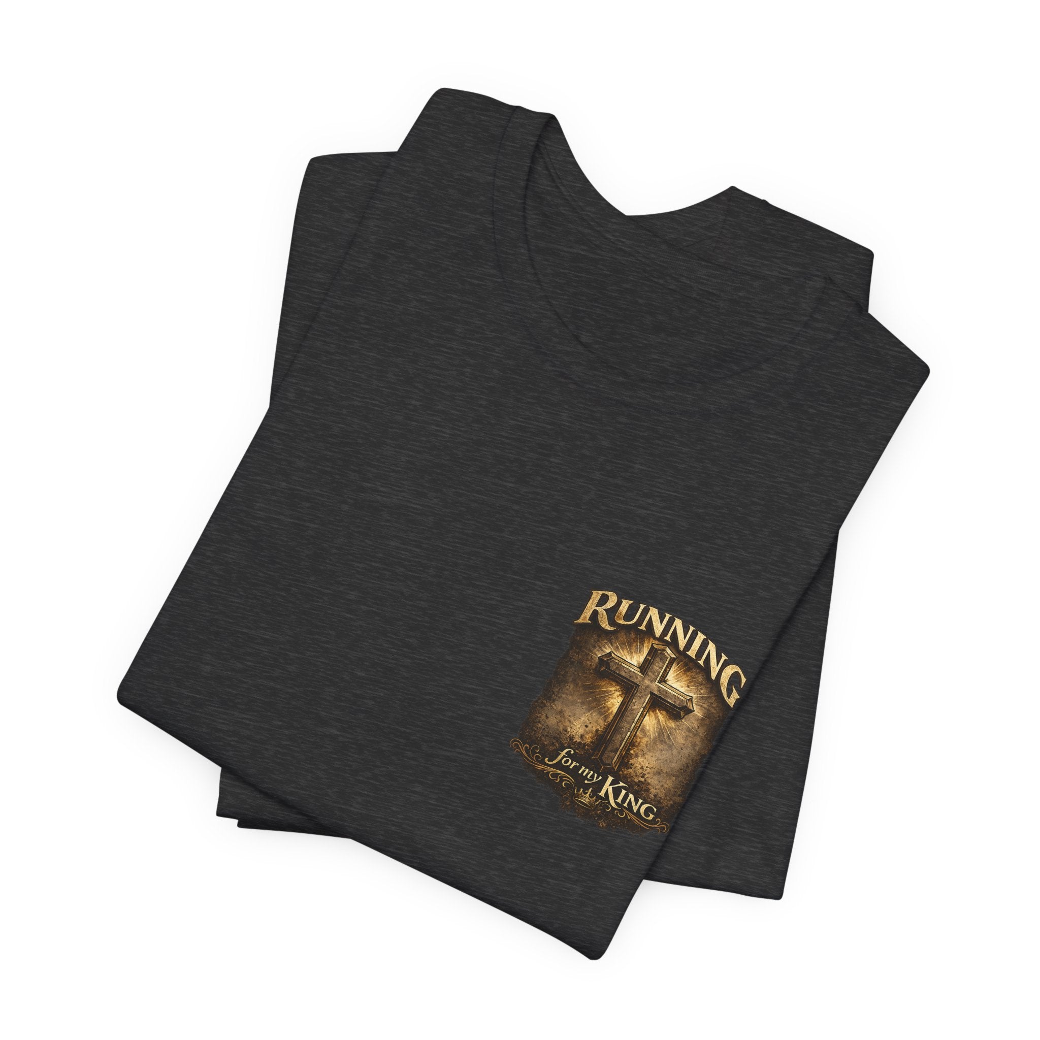 They Shall Run And Not Be Weary Tee — Christian Faith Graphic T-Shirt