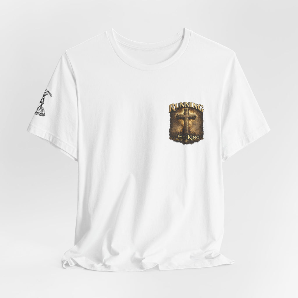 They Shall Run And Not Be Weary Tee — Christian Faith Graphic T-Shirt