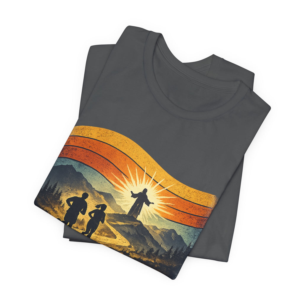 Christian Running Tee — "Run with Endurance, Looking Unto Jesus" T-Shirt